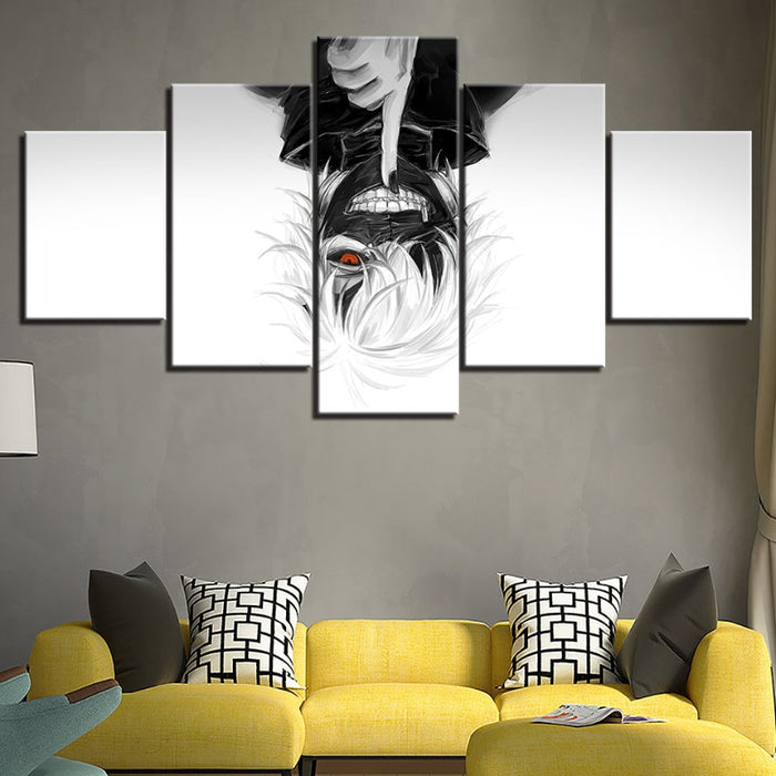 5 Piece Tokyo Ghoul Anime- Canvas Wall Art Painting