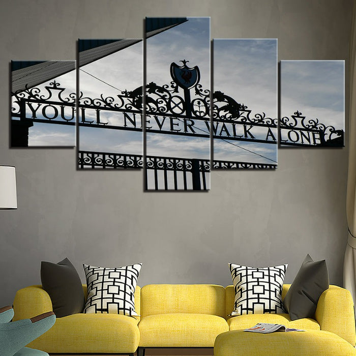 "You'll Never Walk Alone Again" 5 Piece - Canvas Wall Art Painting