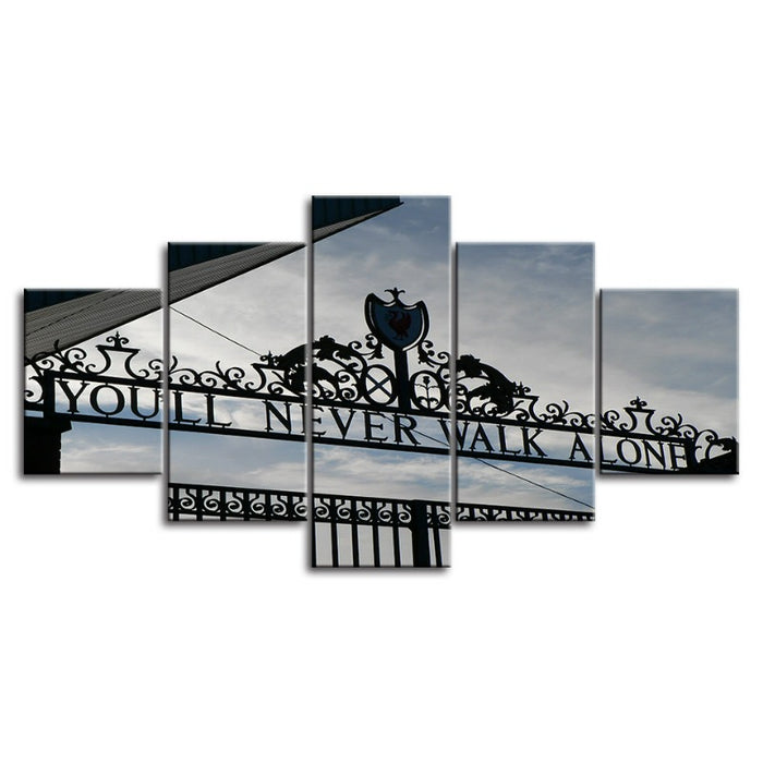 "You'll Never Walk Alone Again" 5 Piece - Canvas Wall Art Painting