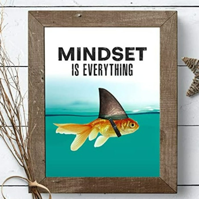 Mindset Is Everything - Motivational Wall Art Poster