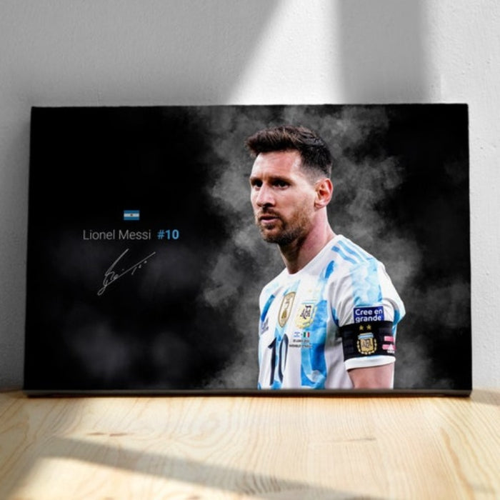 Rolled Canvas Lionel Messi Poster