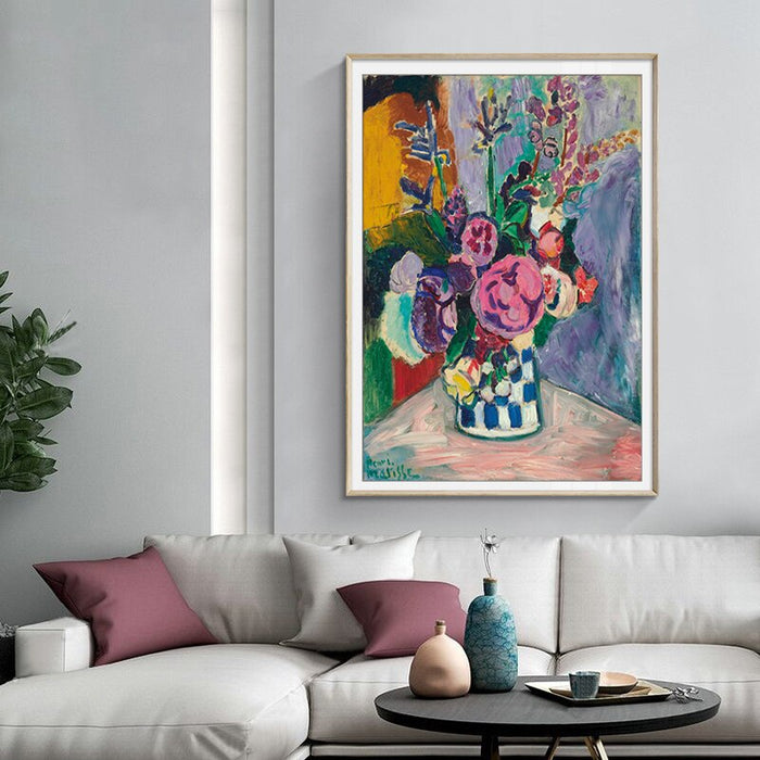 Vintage Matisse Peonies Flower - Canvas Wall Art Print