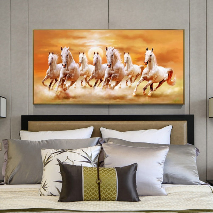 Horse Runner - Canvas Wall Art Painting