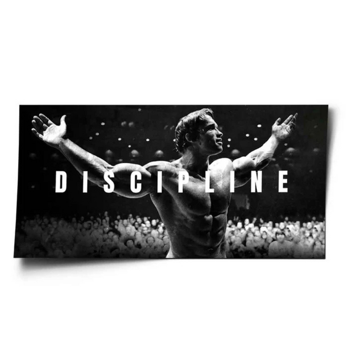 Motivational Wall Art Featuring Discipline Theme