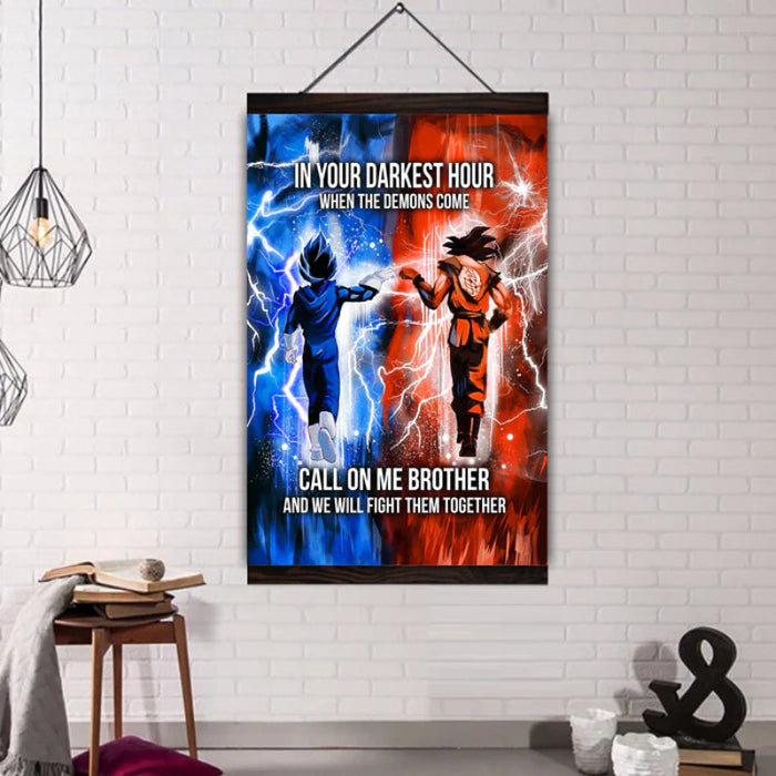 Brotherhood Strength Canvas Wall Art