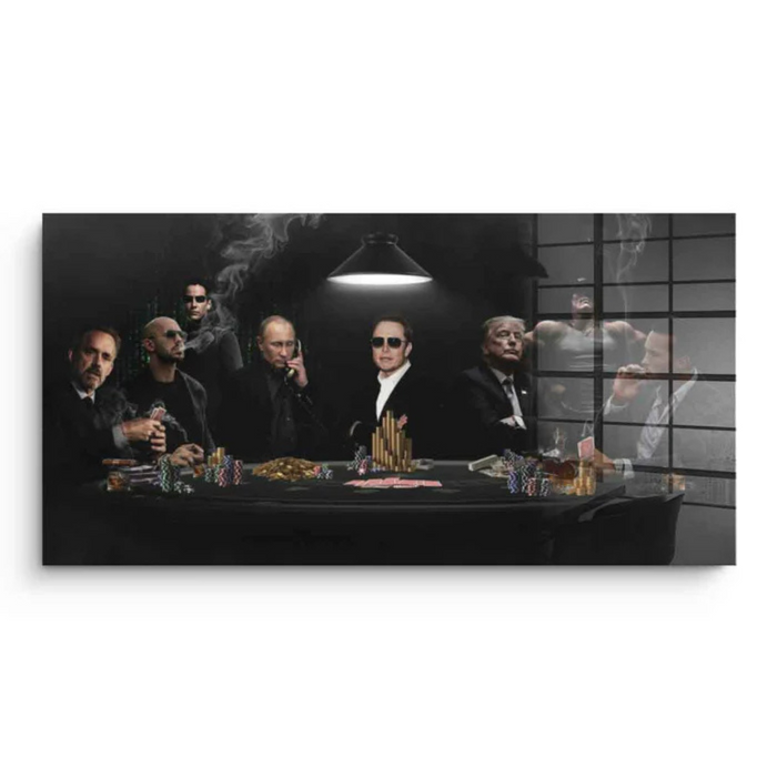 Poker Themed Decorative Wall Art Poster