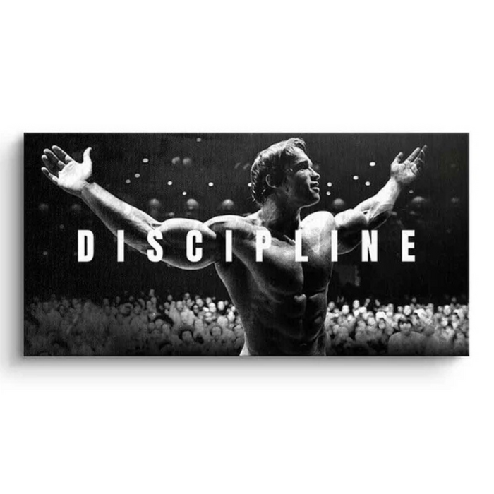 Motivational Wall Art Featuring Discipline Theme