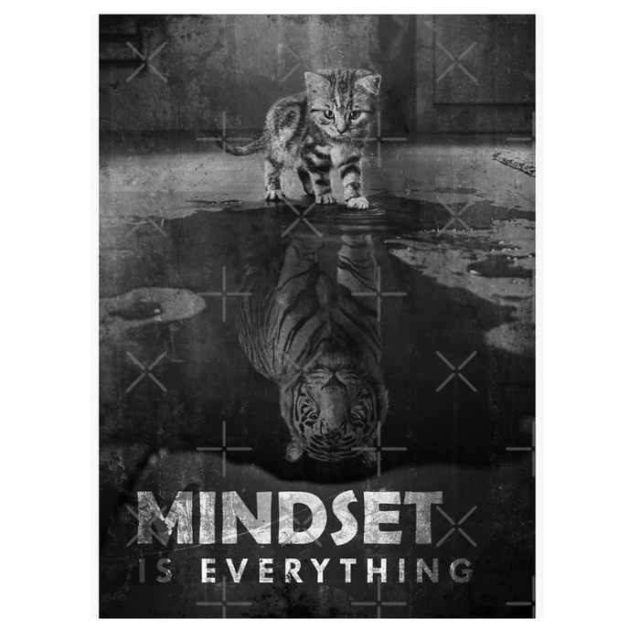 Motivational Wall Art With Animal Reflection Theme