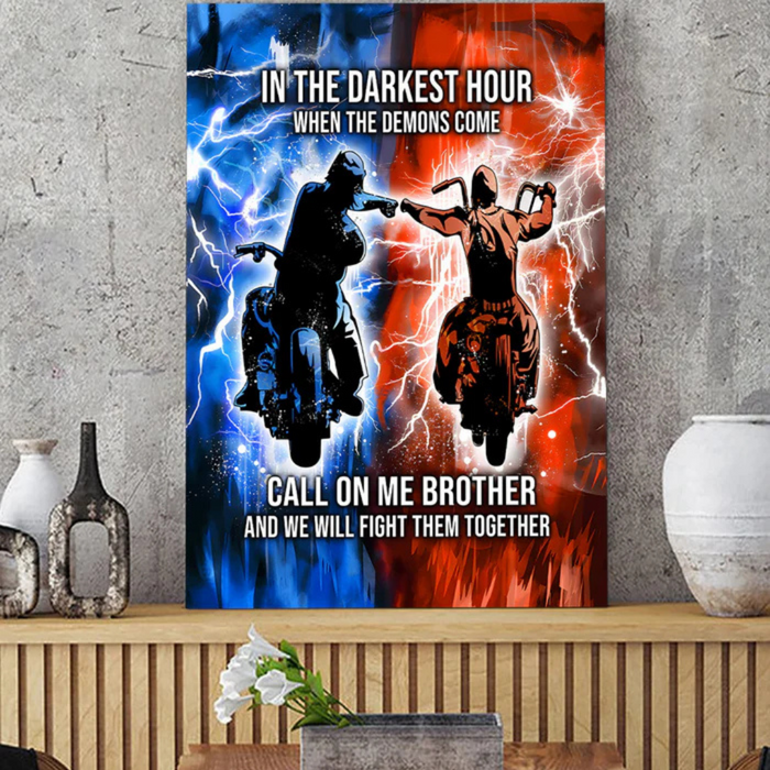 Brotherhood Strength Canvas Wall Art