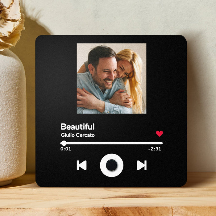 Personalisierter Musik Kühlschrankmagnet Mit Fotoalbum Funktion