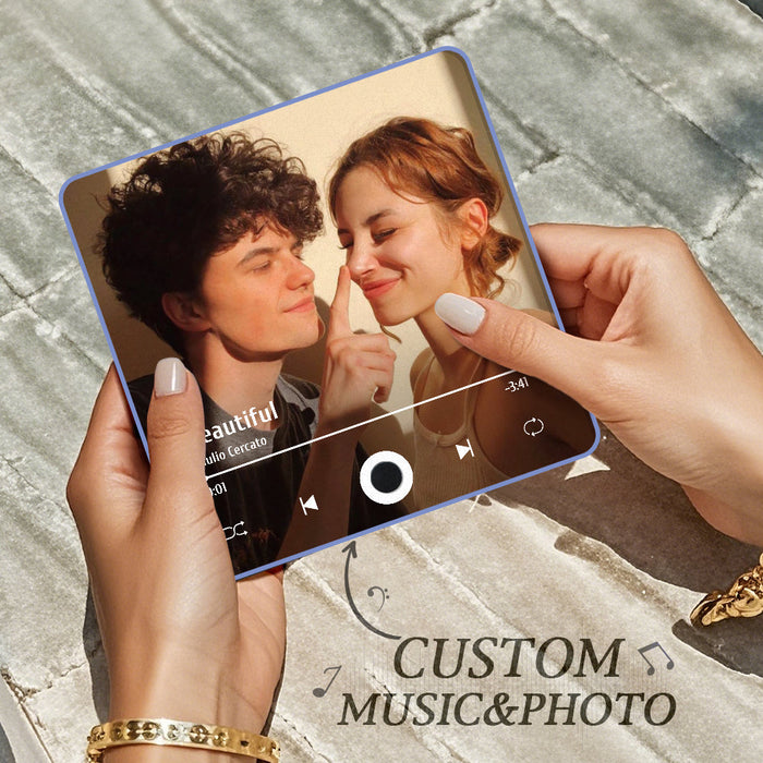 Personalisierter Musik Kühlschrankmagnet Mit Fotoalbum Funktion