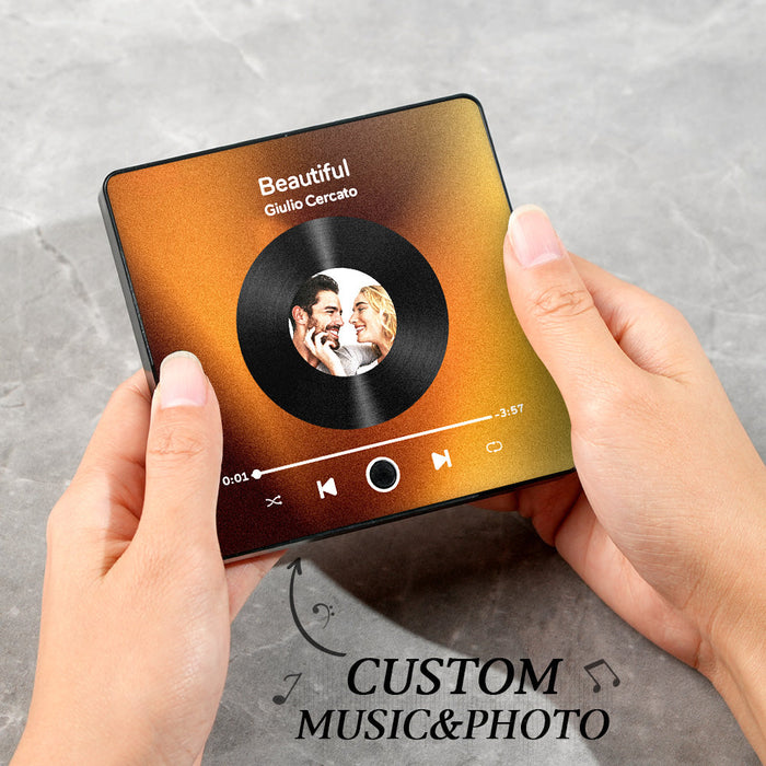 Personalisierter Musik Kühlschrankmagnet Mit Fotoalbum Funktion