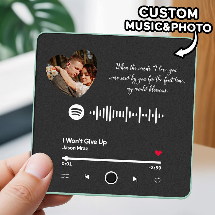 Personalisierter Musik Kühlschrankmagnet Mit Fotoalbum Funktion