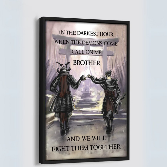 Brotherhood Strength Canvas Wall Art