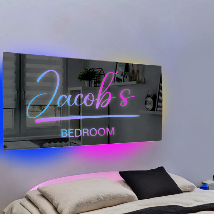 Personalized Light Up Name Mirror — Original Wall Arts