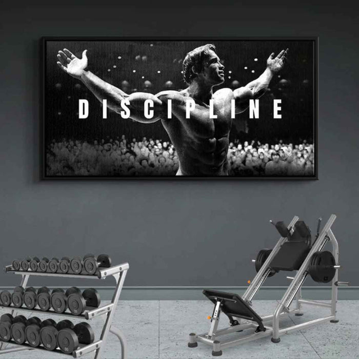 Motivational Wall Art Featuring Discipline Theme