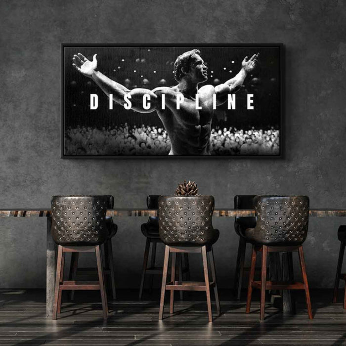 Motivational Wall Art Featuring Discipline Theme