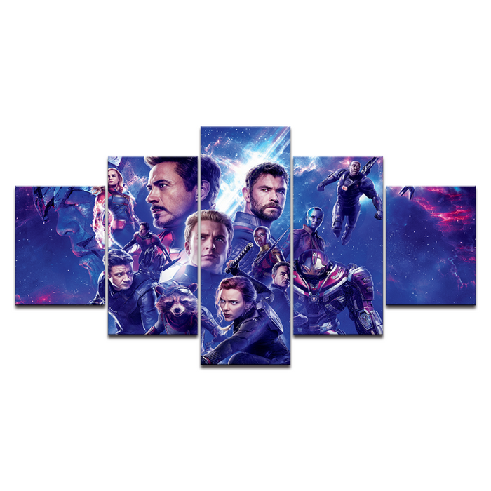 5 Piece Astral Defenders - Canvas Wall Art Painting