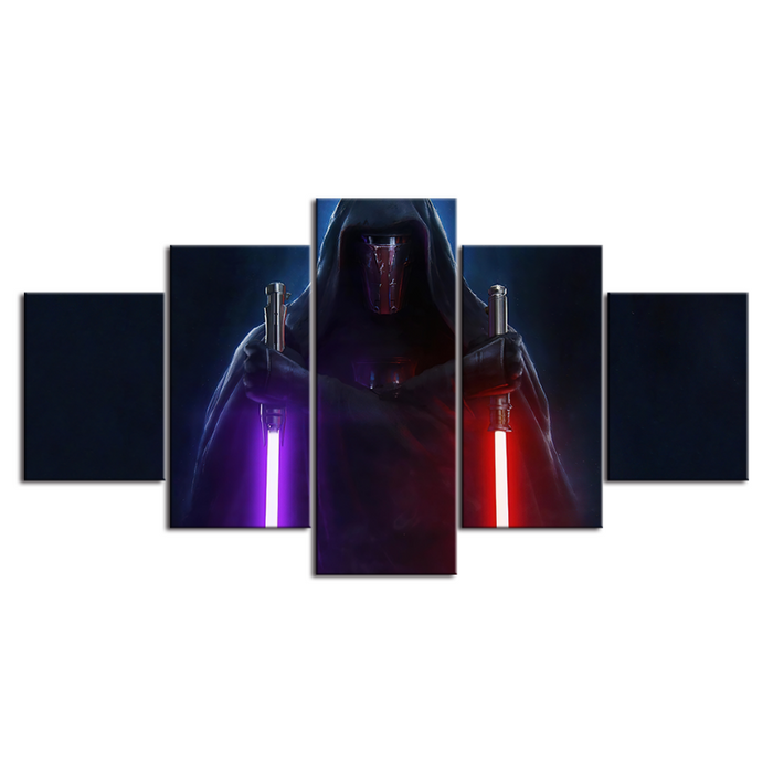 5 Piece Master Of The Dark Sabers - Canvas Wall Art Painting