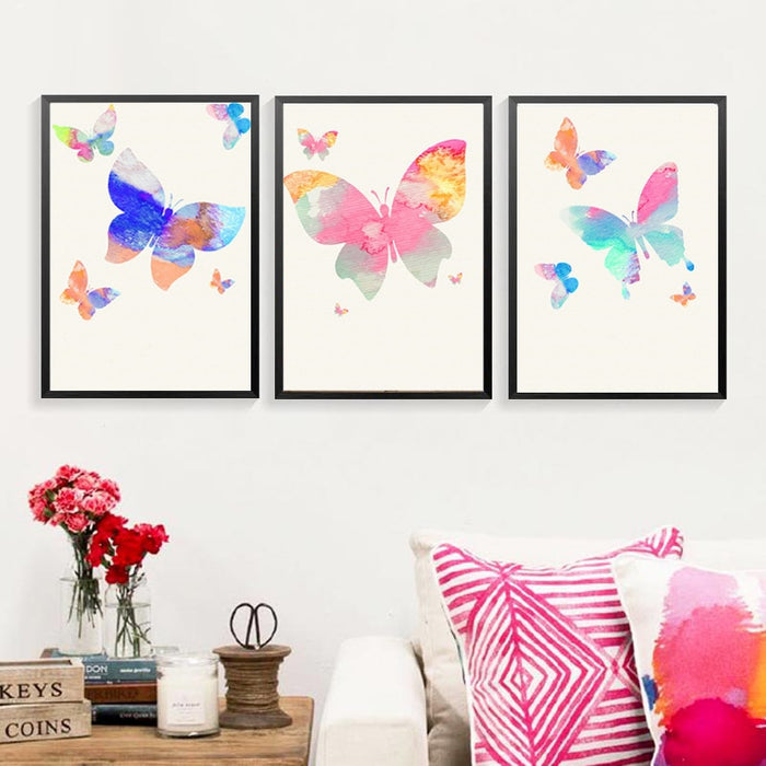 Watercolor Butterfly - Canvas Wall Art Painting