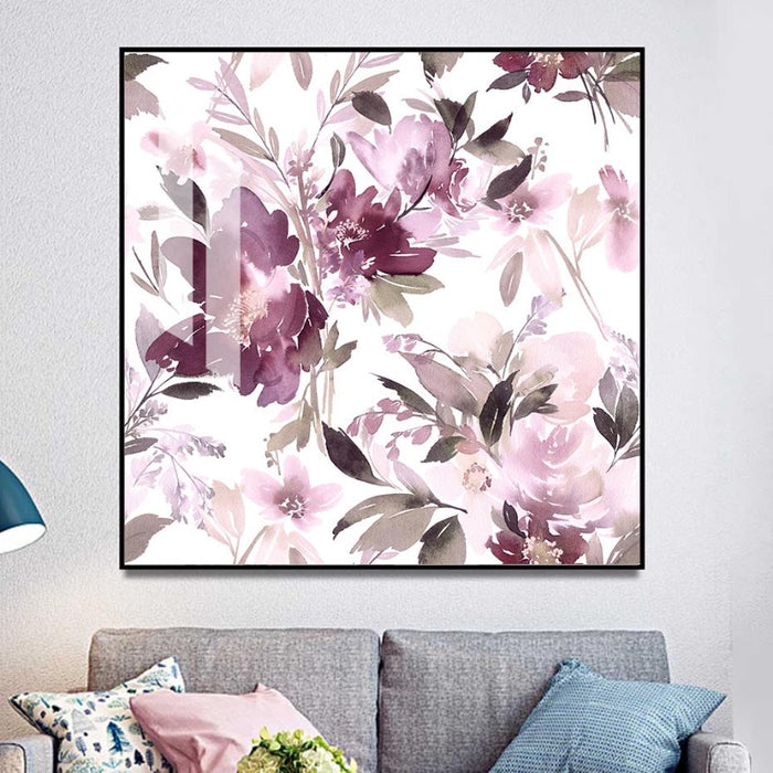 Bloom Lavender Floral - Canvas Wall Art Painting