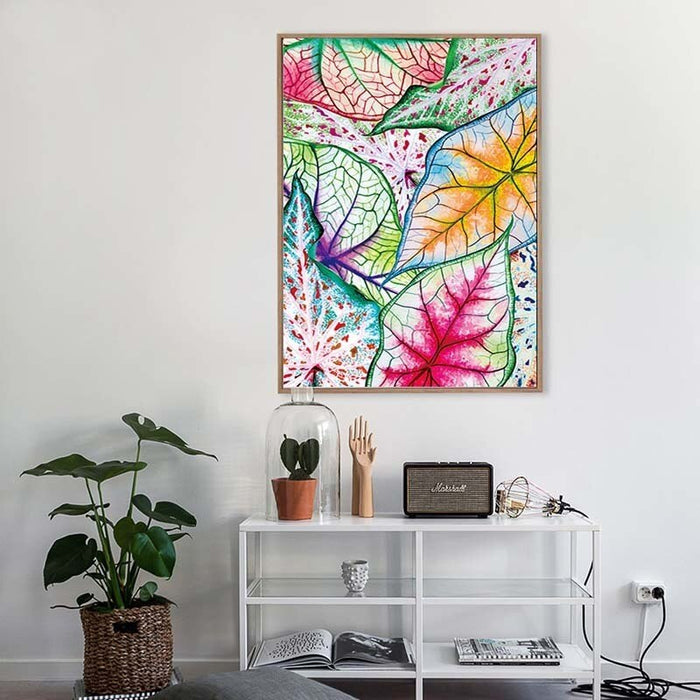 Watercolor Colorful - Canvas Wall Art Painting