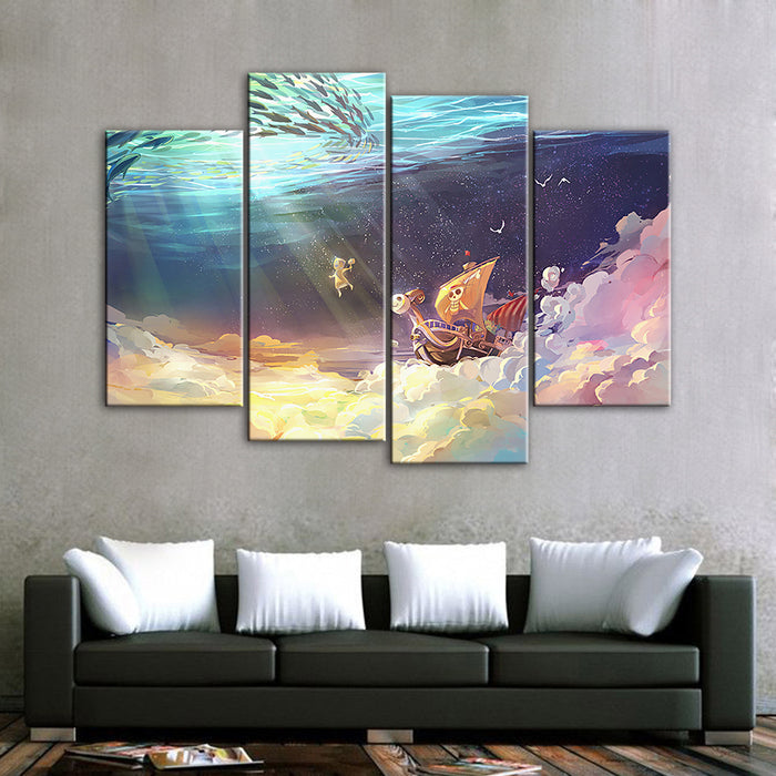 Sky To The Moon - Canvas Wall Art Painting