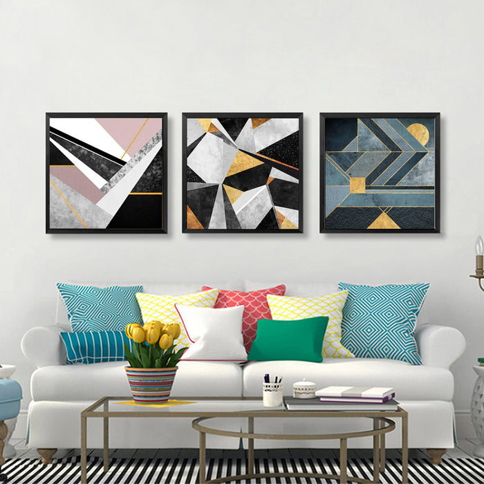 Color Contrast In Room - Canvas Wall Art Painting