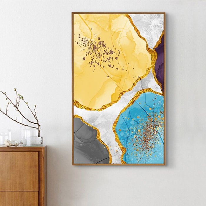 Marble Posters And Prints - Canvas Wall Art Painting