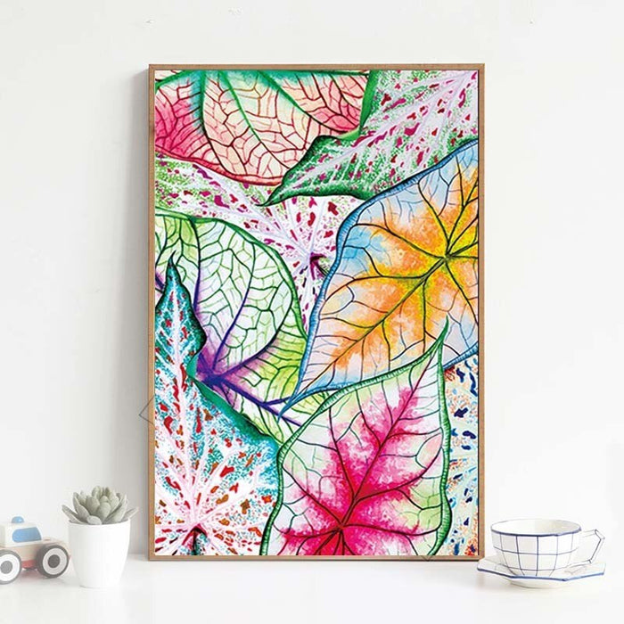 Watercolor Colorful - Canvas Wall Art Painting