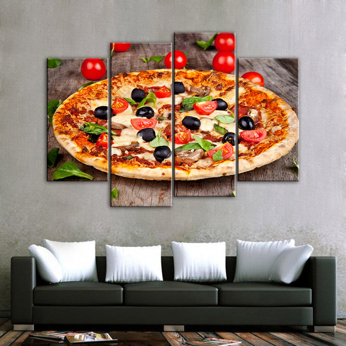 Gourmet Pizza - Canvas Wall Art Painting
