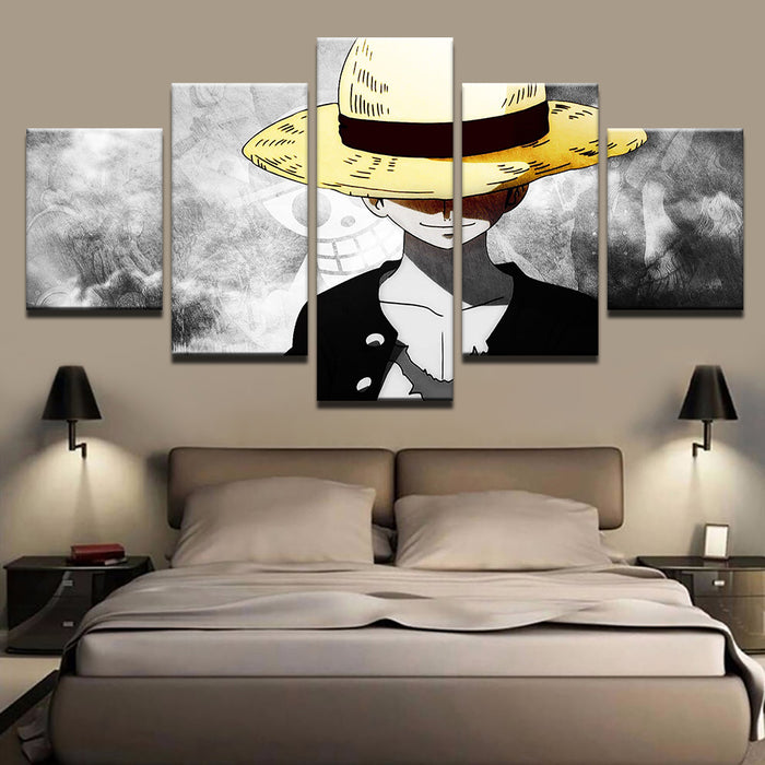 Boy In The Yellow Hat 5 Piece - Canvas Wall Art Painting