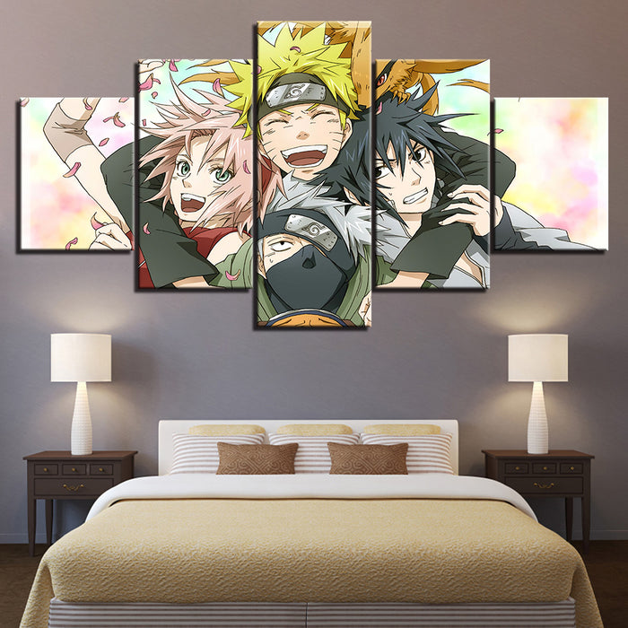 Anime Friends - Canvas Wall Art Painting
