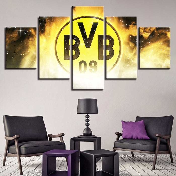Borussia Dortmund 5 Piece - Canvas Wall Art Painting
