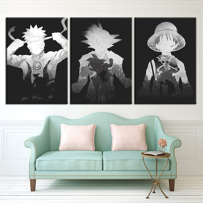 Murals Wall Art Anime Demon Slayer Comic Color Printing Black and White  Bedroom Dormitory Internet Cafe Background wall-140*100CM : Amazon.co.uk:  DIY & Tools