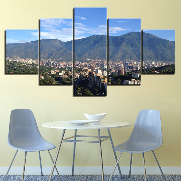 City Scenery-Canvas Wall Art Painting