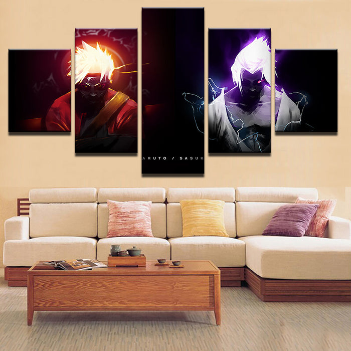 Two Powers 5 Piece - Canvas Wall Art Painting