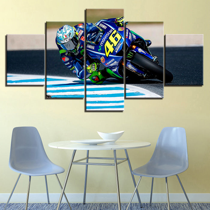 Motorcycle Race - Canvas Wall Art Painting