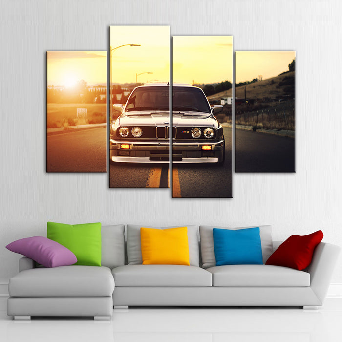 Vintage Car Ride - Canvas Wall Art Painting