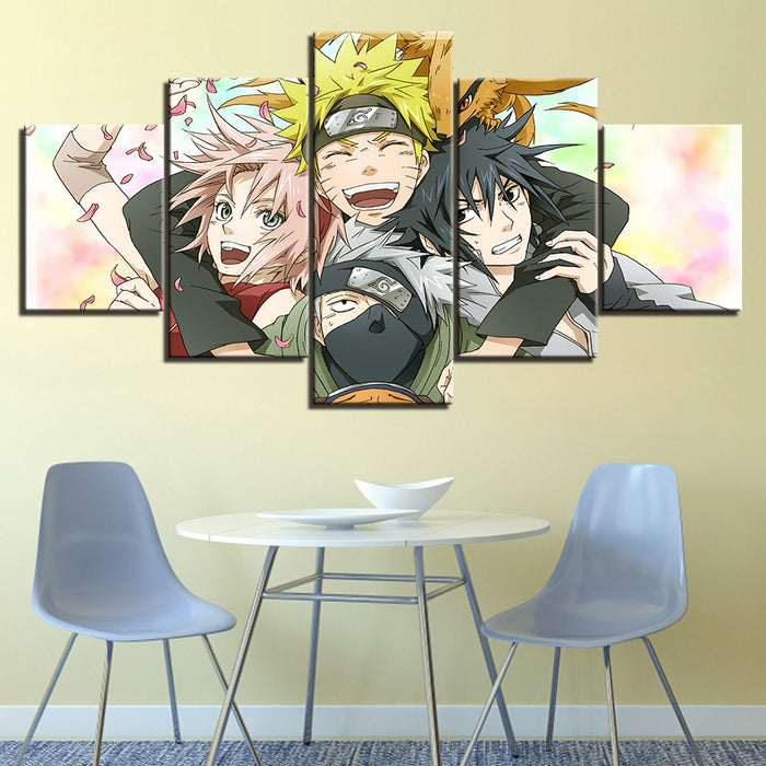 Anime Friends - Canvas Wall Art Painting