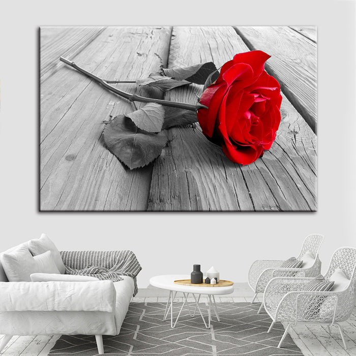 Lonely Rose - Canvas Wall Art Painting
