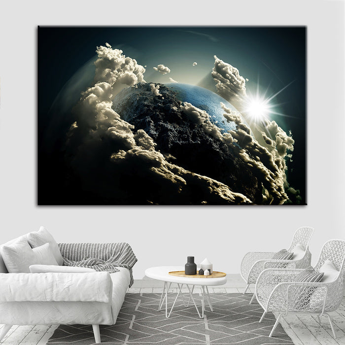 Earth's Stratosphere - Canvas Wall Art Painting