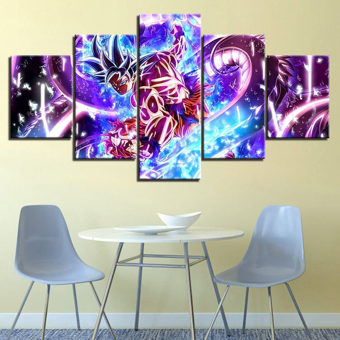 Dragon Ball Z- 5 Piece Canvas Wall Art Painting