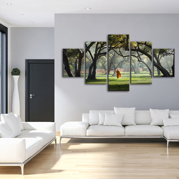 Walk The Earth 5 Piece - Canvas Wall Art Painting