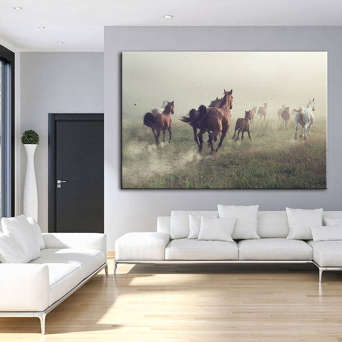 Running Horses - Canvas Wall Art Painting