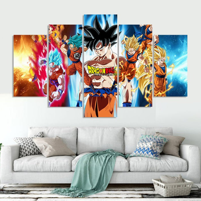 Super Dragon Ball Z - Canvas Wall Art Painting