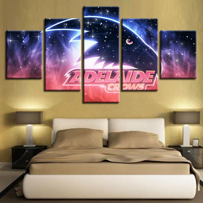 Adelaide Crows Galaxy 5 Piece - Canvas Wall Art Painting