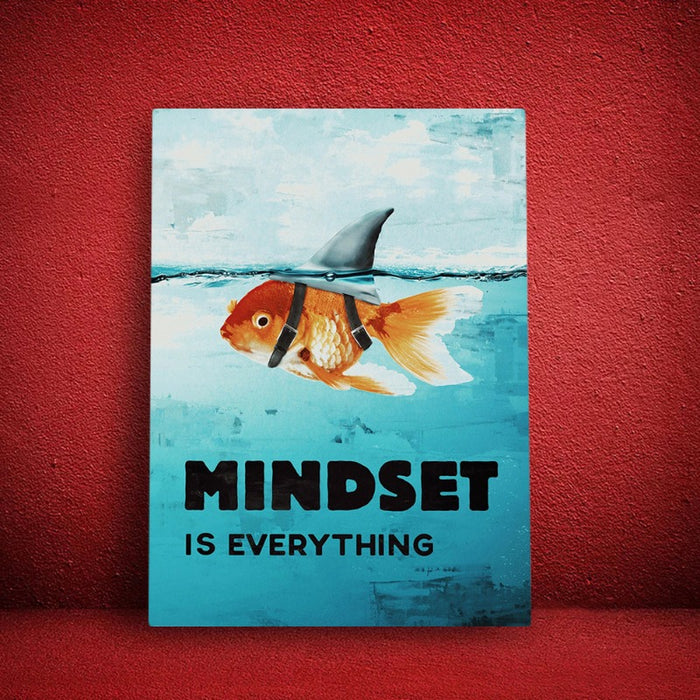 Mindset Is Everything - Canvas Wall Art Painting