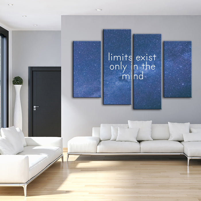 Only In The Mind 4 Piece - Canvas Wall Art Painting