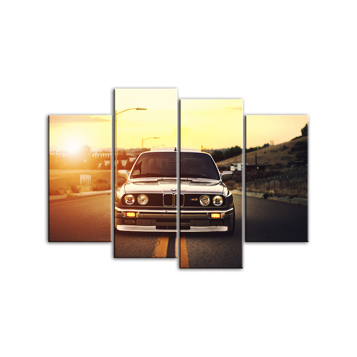 Vintage Car Ride - Canvas Wall Art Painting